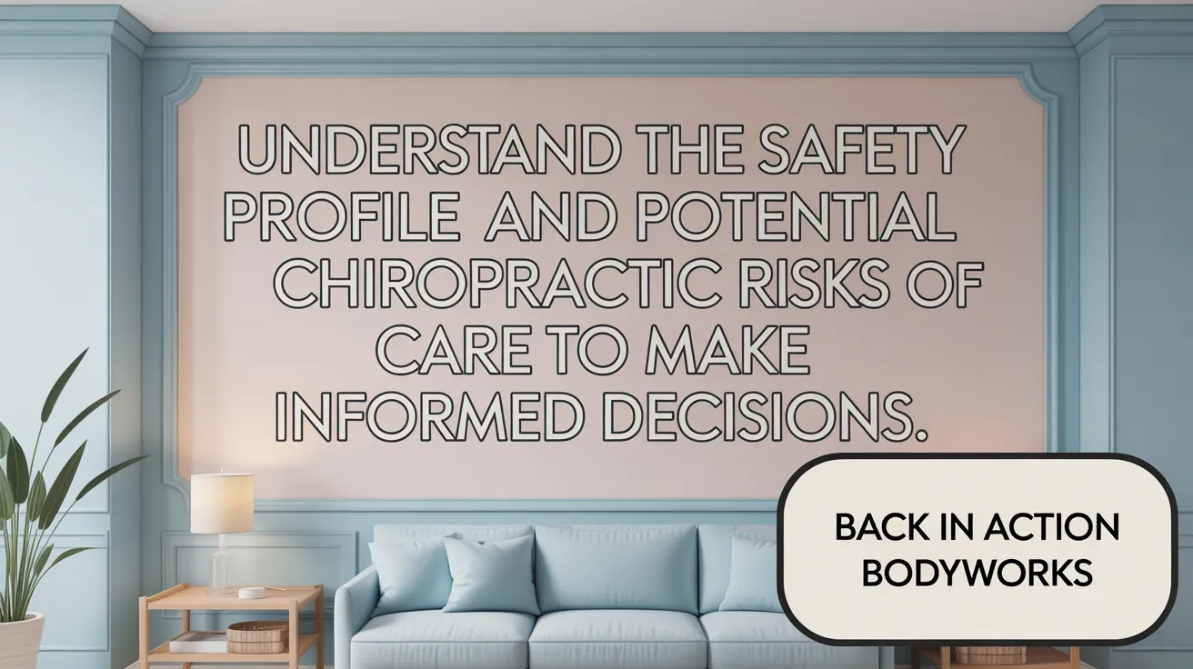 Understand the safety profile and potential risks of chiropractic care to make informed decisions.