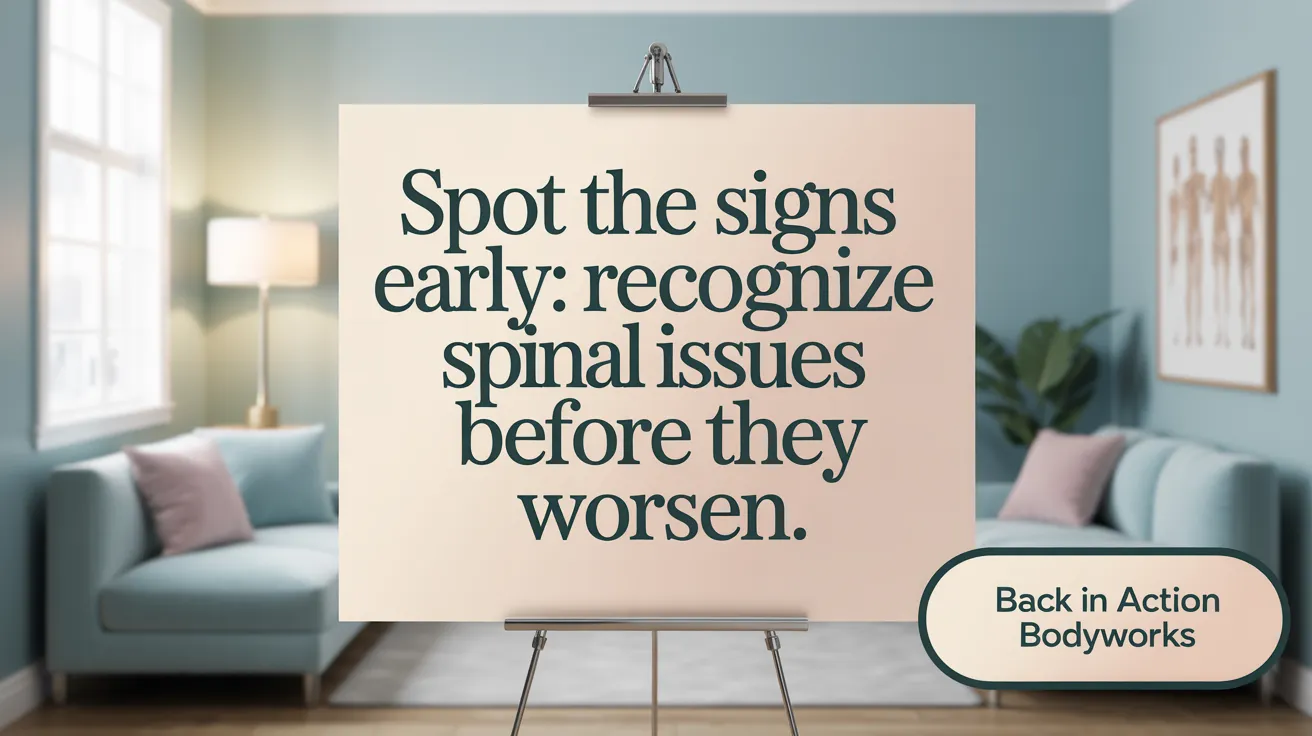 Spot the Signs Early: Recognize Spinal Issues Before They Worsen