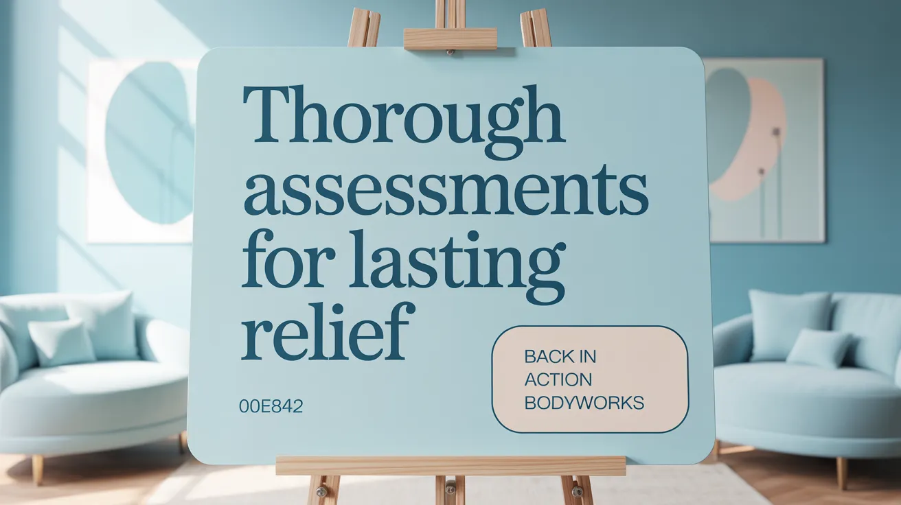 Thorough Assessments for Lasting Relief