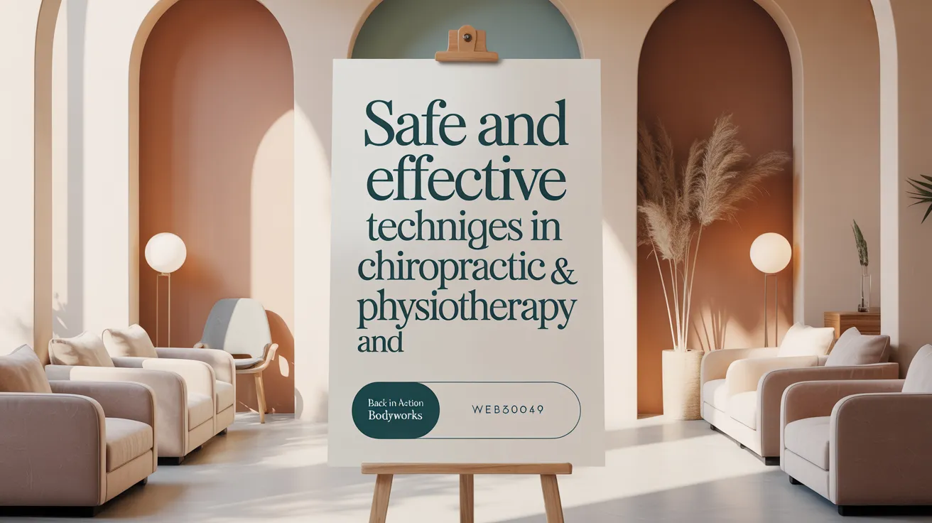 Safe and Effective Techniques in Chiropractic and Physiotherapy