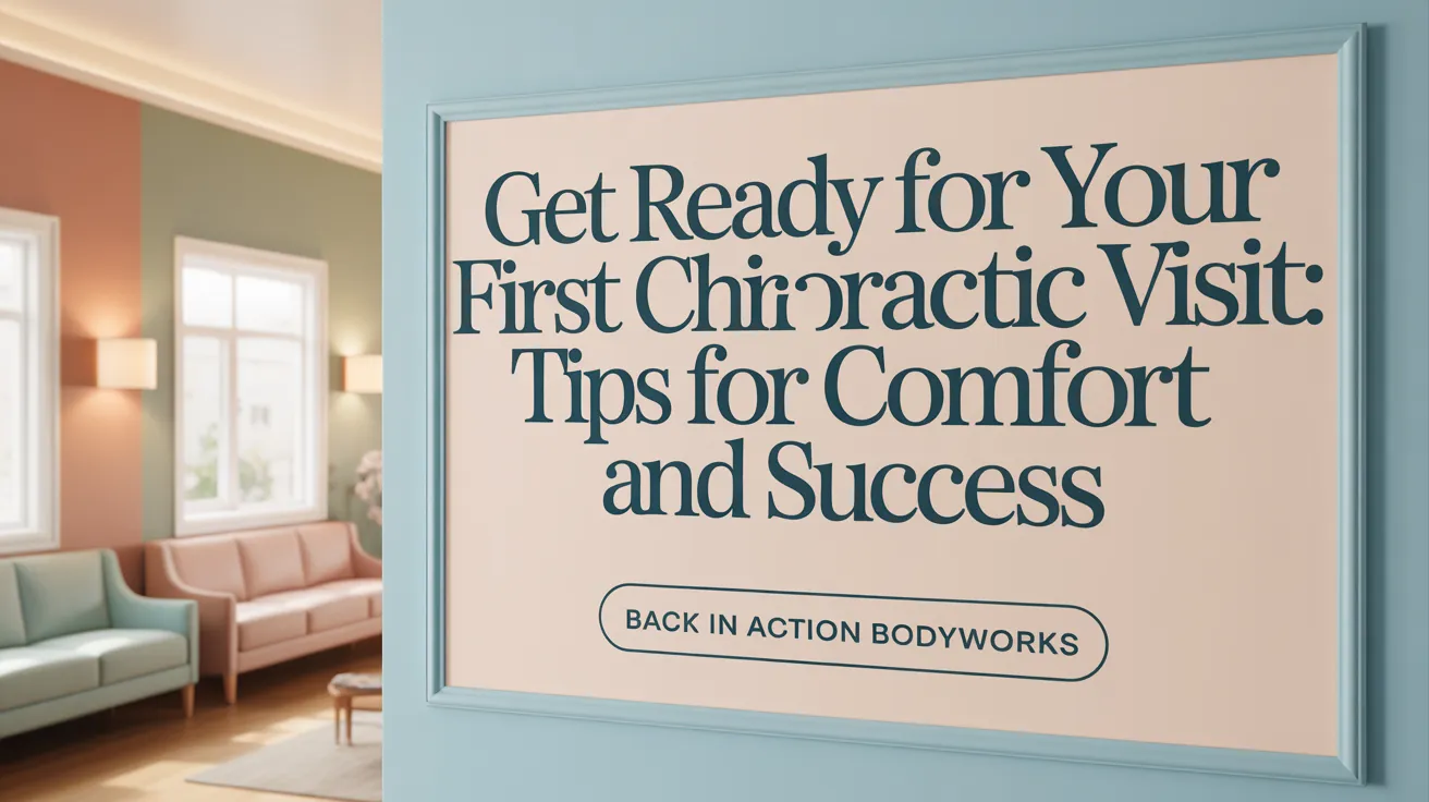 Get Ready for Your First Chiropractic Visit: Tips for Comfort and Success