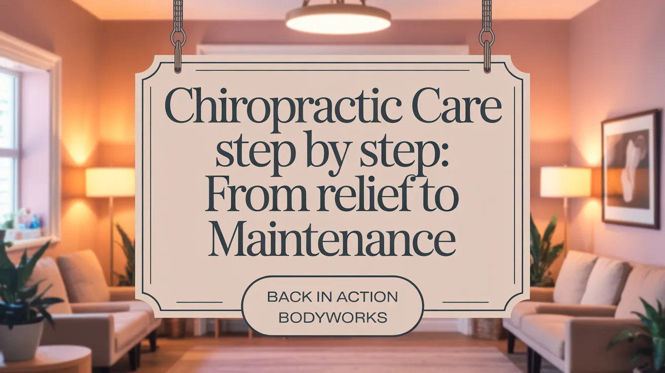 Chiropractic Care Step by Step: From Relief to Maintenance