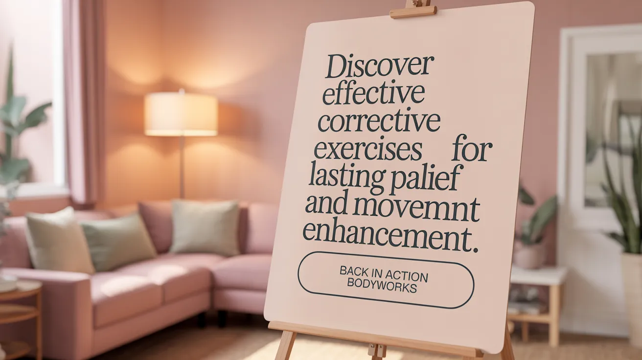 Discover Effective Corrective Exercises for Lasting Pain Relief and Movement Enhancement