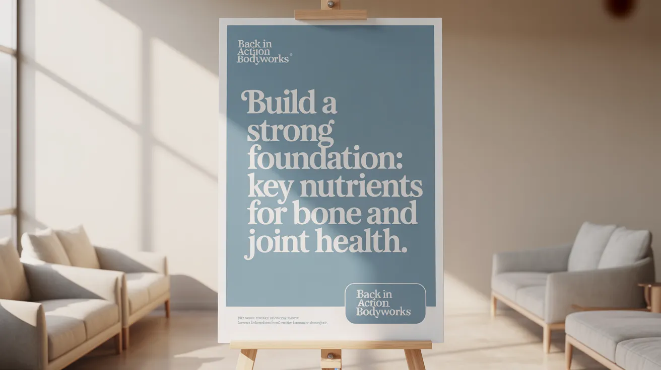 Build a Strong Foundation: Key Nutrients for Bone and Joint Health.