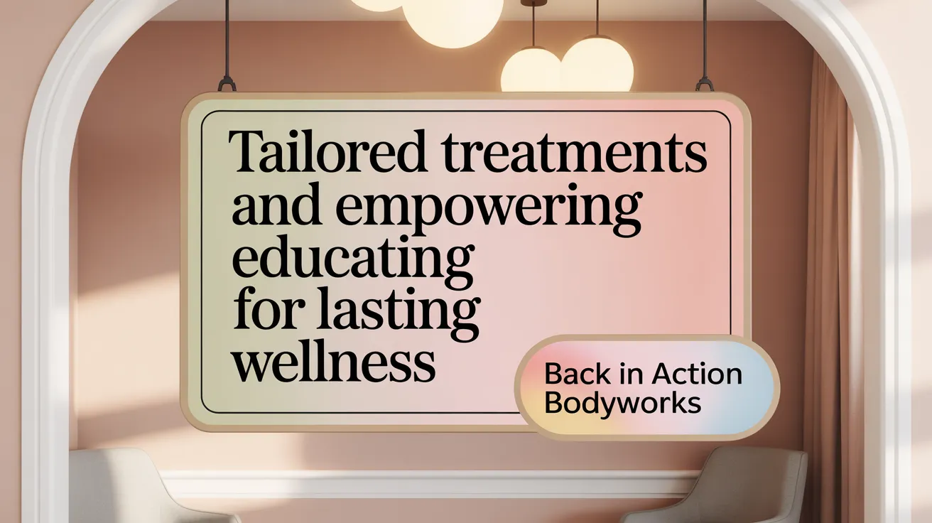 Tailored Treatments and Empowering Education for Lasting Wellness