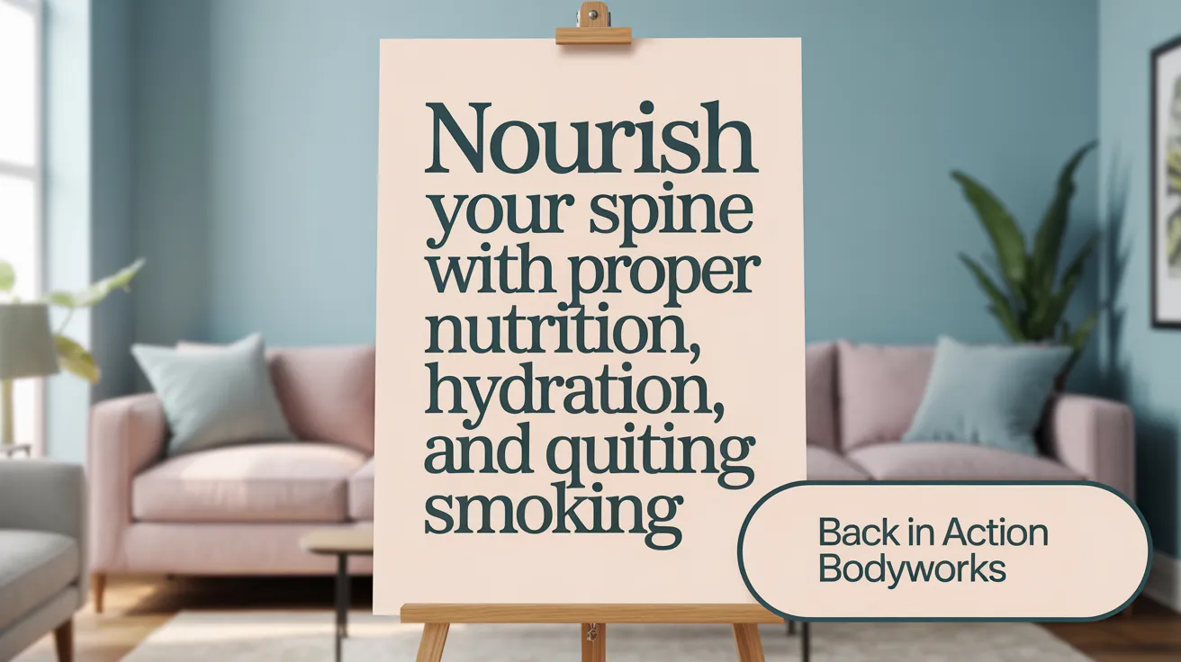 Nourish Your Spine with Proper Nutrition, Hydration, and Quitting Smoking