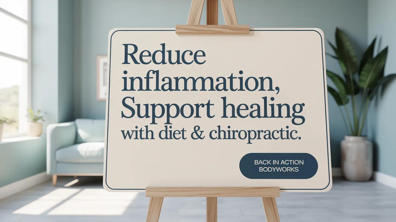 Reduce Inflammation, Support Healing with Diet & Chiropractic