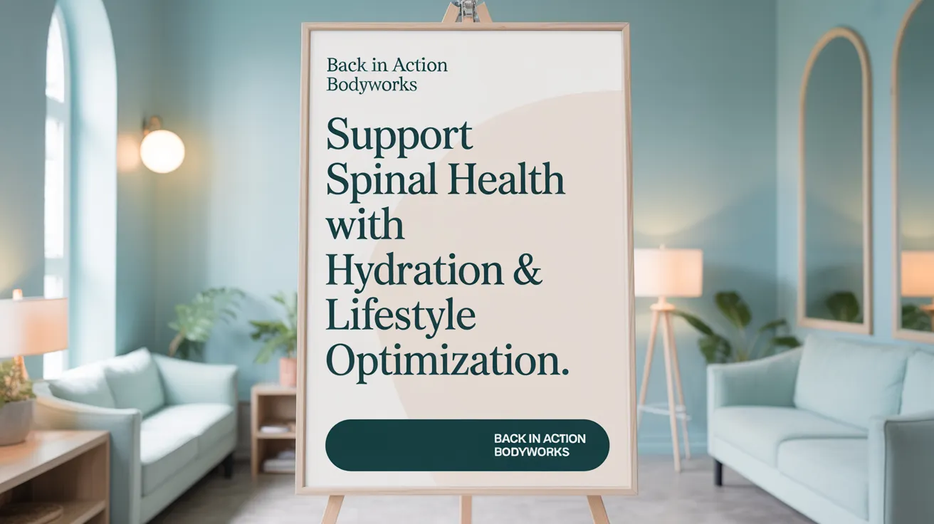 Support Spinal Health with Hydration & Lifestyle Optimization