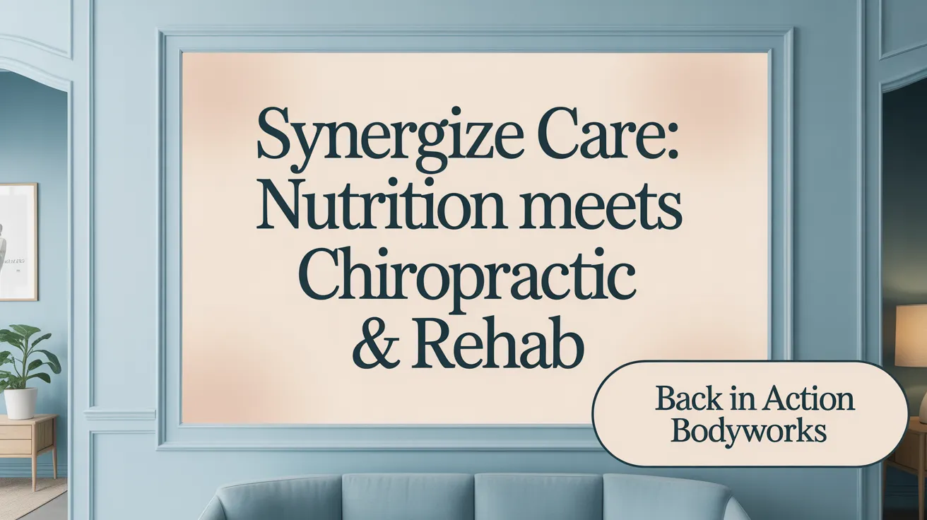 Synergize Care: Nutrition Meets Chiropractic & Rehab