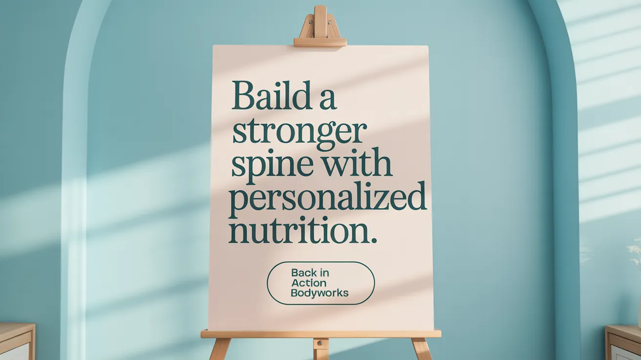 Build a Stronger Spine with Personalized Nutrition