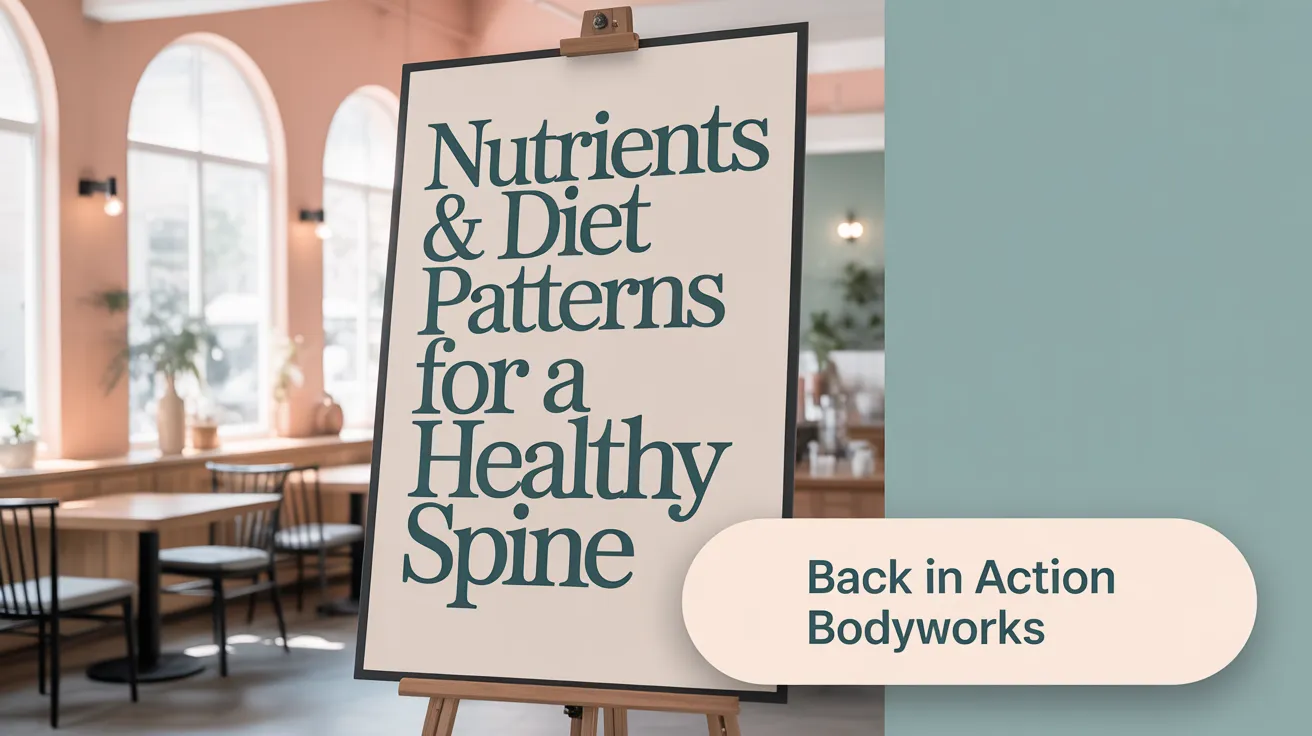 Nutrients & Diet Patterns for a Healthy Spine