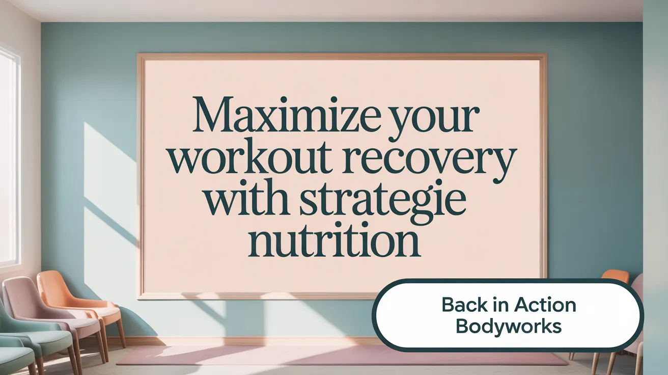 Maximize Your Workout Recovery with Strategic Nutrition