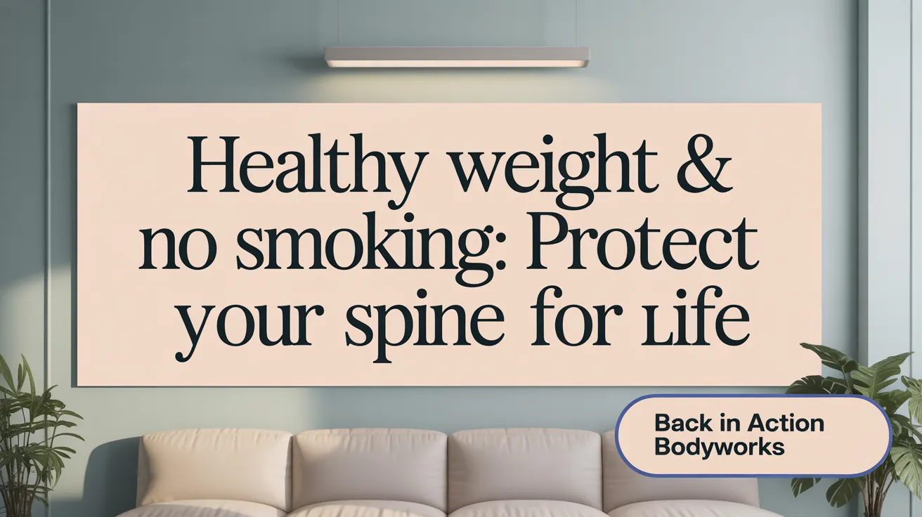 Healthy Weight &amp; No Smoking: Protect Your Spine for Life