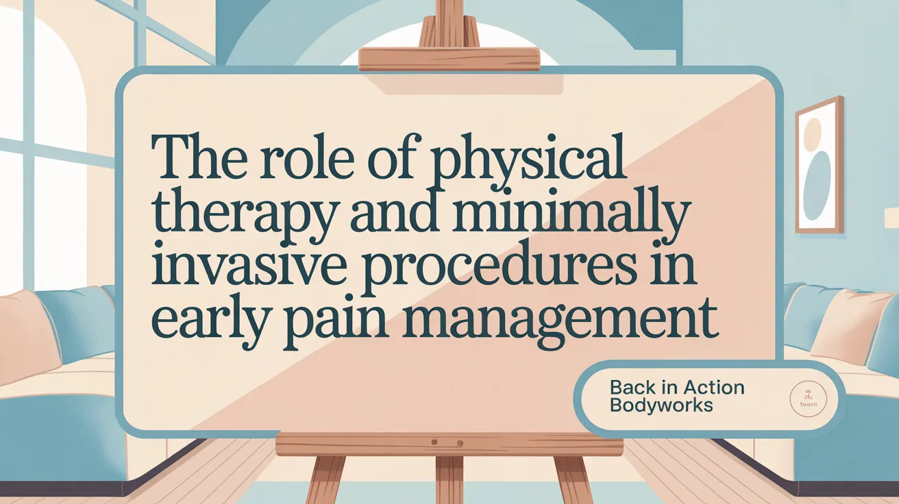 The Role of Physical Therapy and Minimally Invasive Procedures in Early Pain Management
