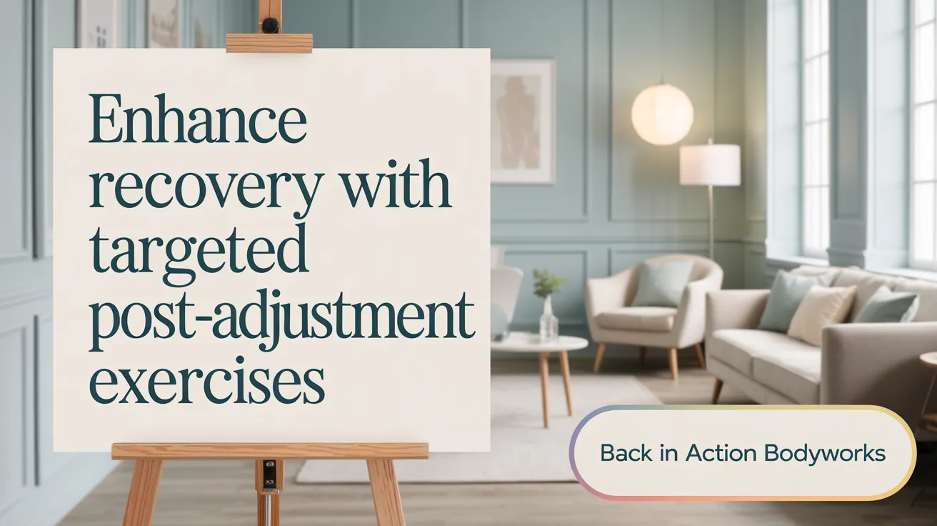 Enhance Recovery with Targeted Post-Adjustment Exercises