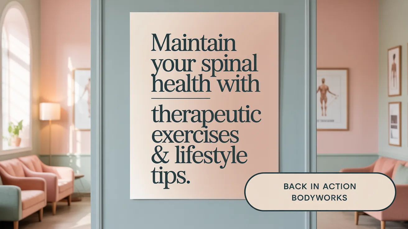 Maintain Your Spinal Health with Therapeutic Exercises &amp; Lifestyle Tips