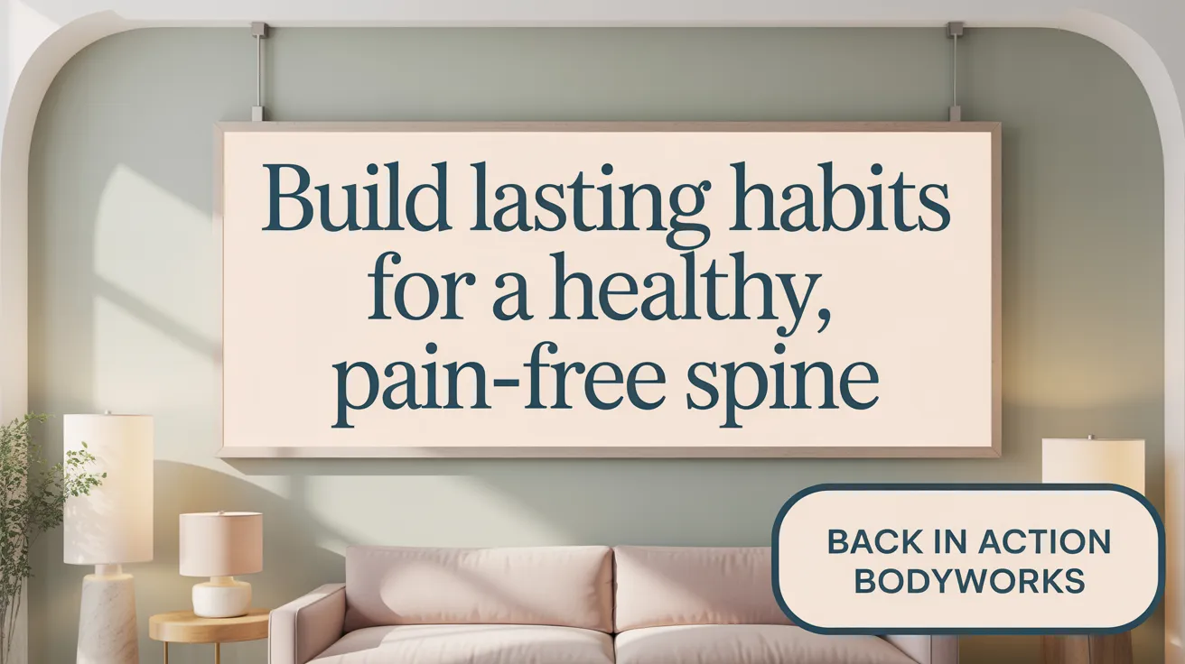 Build Lasting Habits for a Healthy, Pain-Free Spine