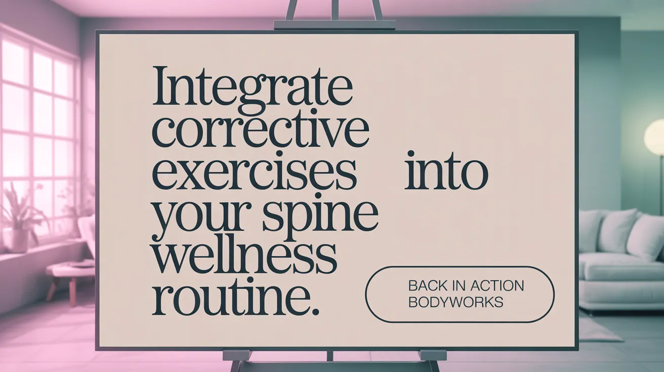 Integrate Corrective Exercises into Your Spine Wellness Routine