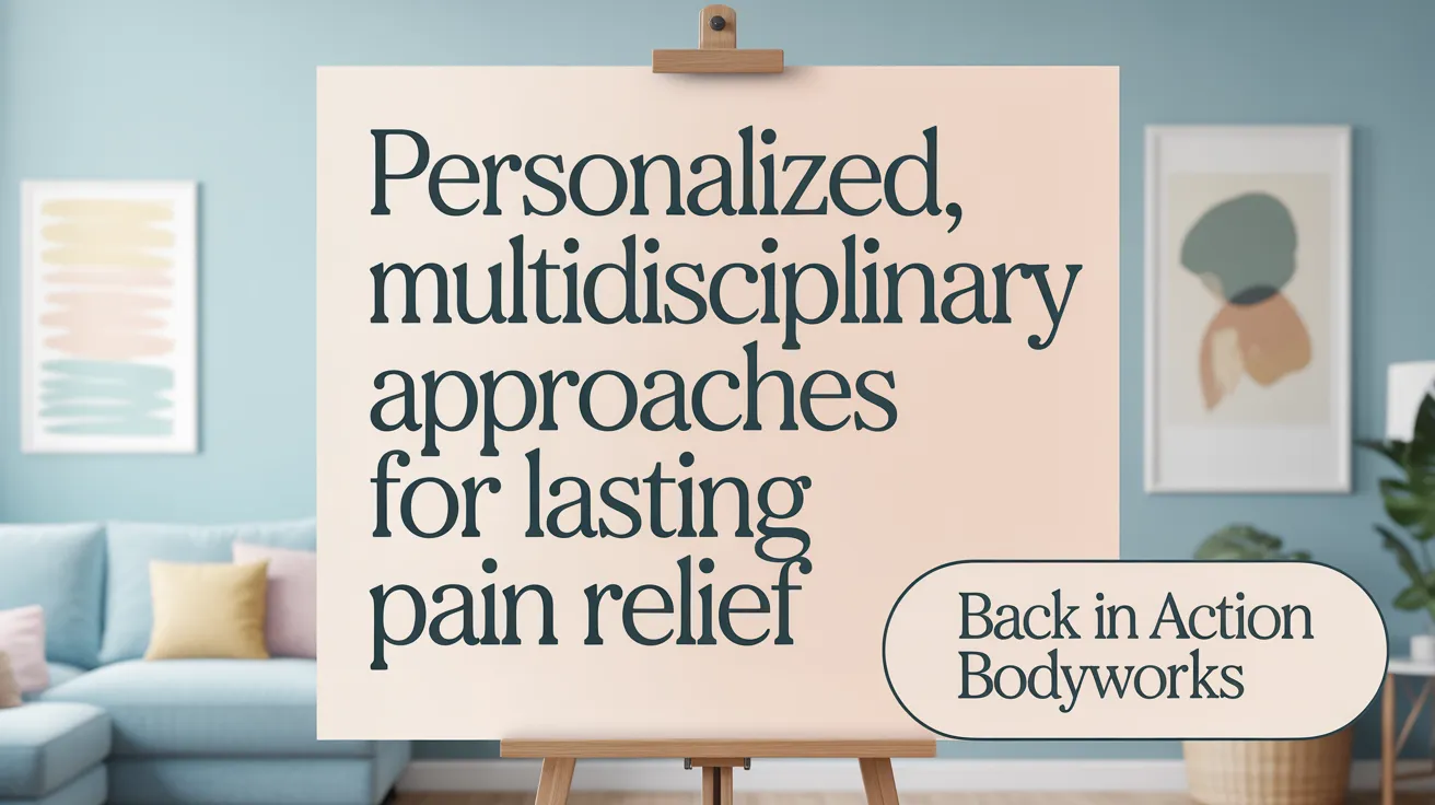 Personalized, Multidisciplinary Approaches for Lasting Pain Relief