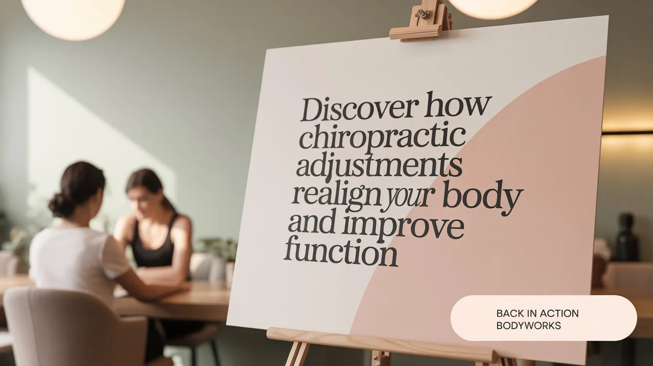 Discover How Chiropractic Adjustments Realign Your Body and Improve Function