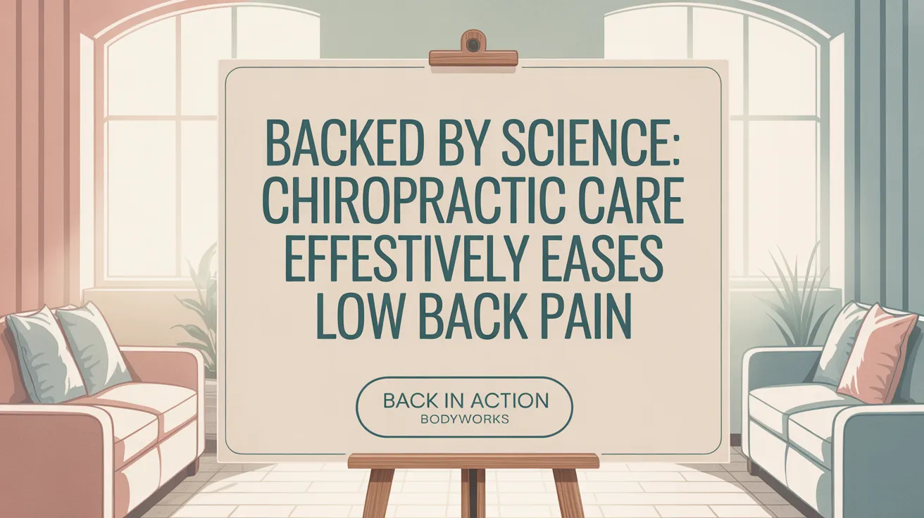 Backed by Science: Chiropractic Care Effectively Eases Low Back Pain