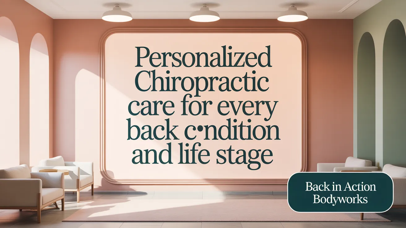 Personalized Chiropractic Care for Every Back Condition and Life Stage