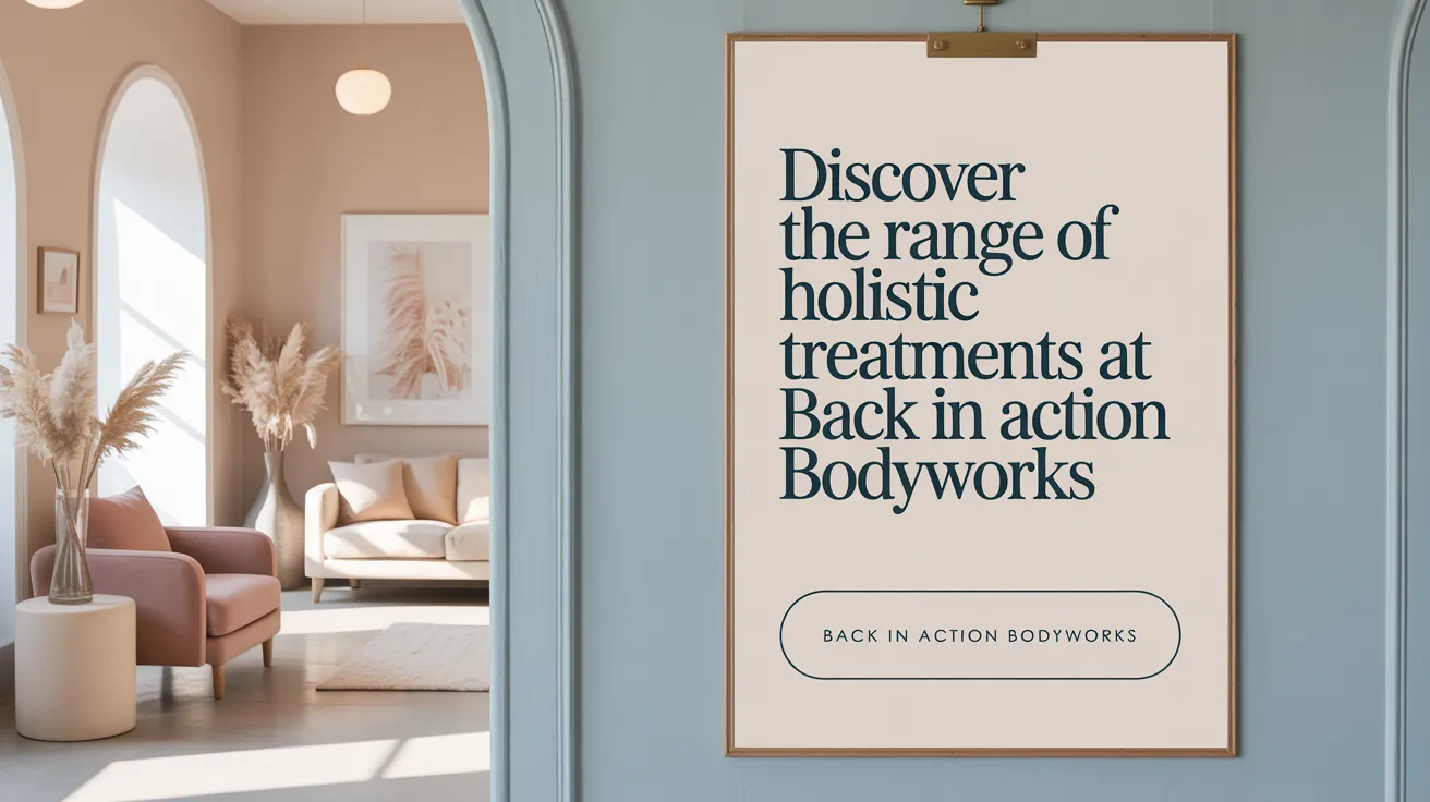 Discover the Range of Holistic Treatments at Back in Action Bodyworks