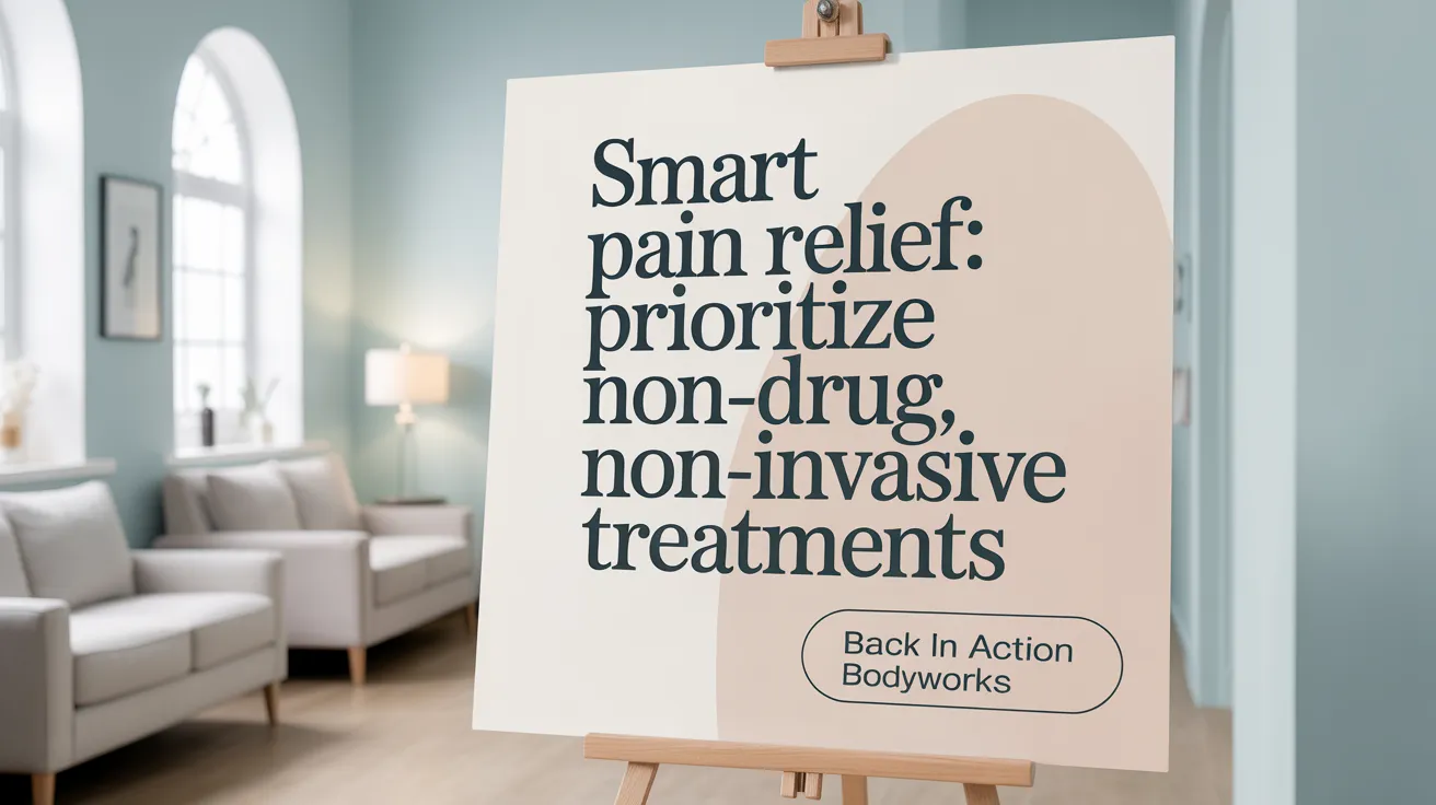 Smart Pain Relief: Prioritize Non-Drug, Non-Invasive Treatments