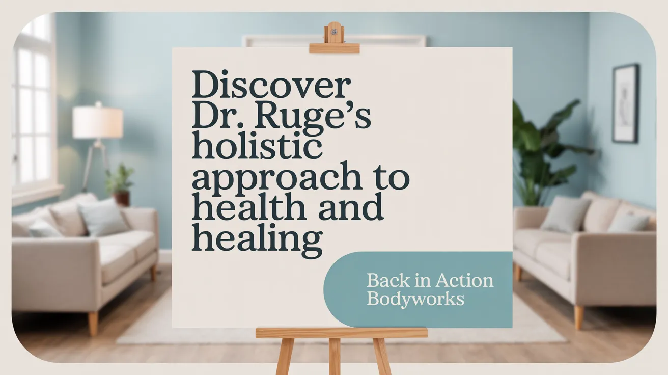 Discover Dr. Ruge's Holistic Approach to Health and Healing