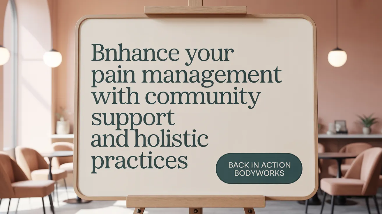 Enhance Your Pain Management with Community Support and Holistic Practices
