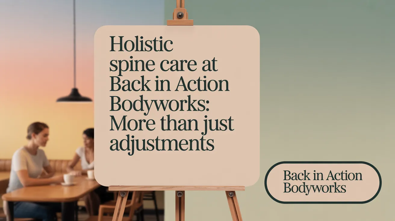 Holistic Spine Care at Back in Action Bodyworks: More Than Just Adjustments