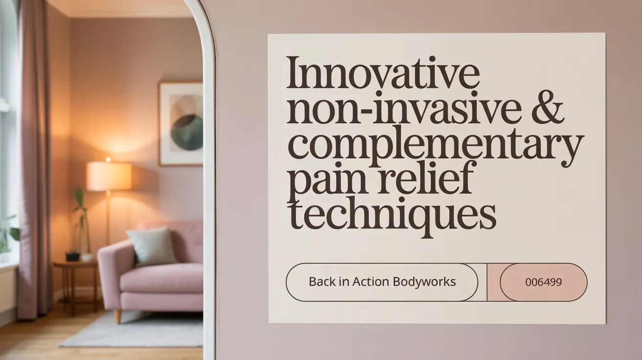 Innovative Non-Invasive &amp; Complementary Pain Relief Techniques