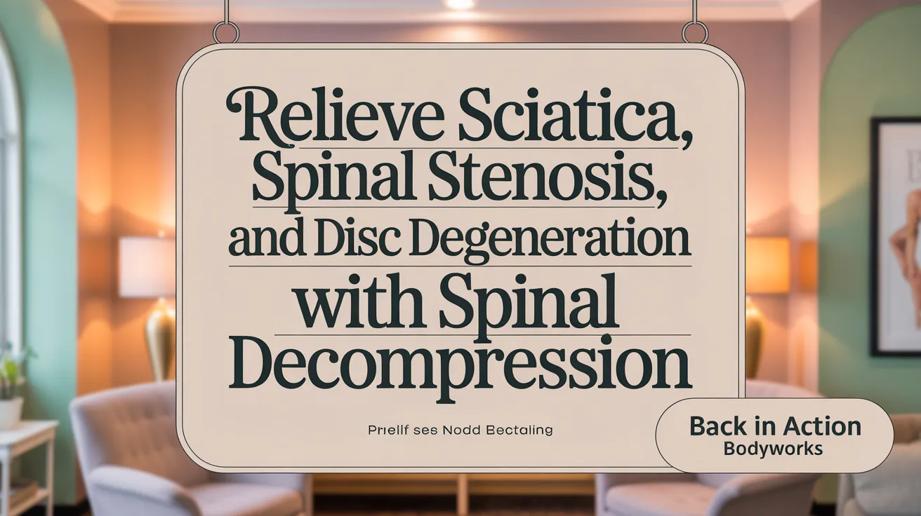 Relieve Sciatica, Spinal Stenosis, and Disc Degeneration with Spinal Decompression