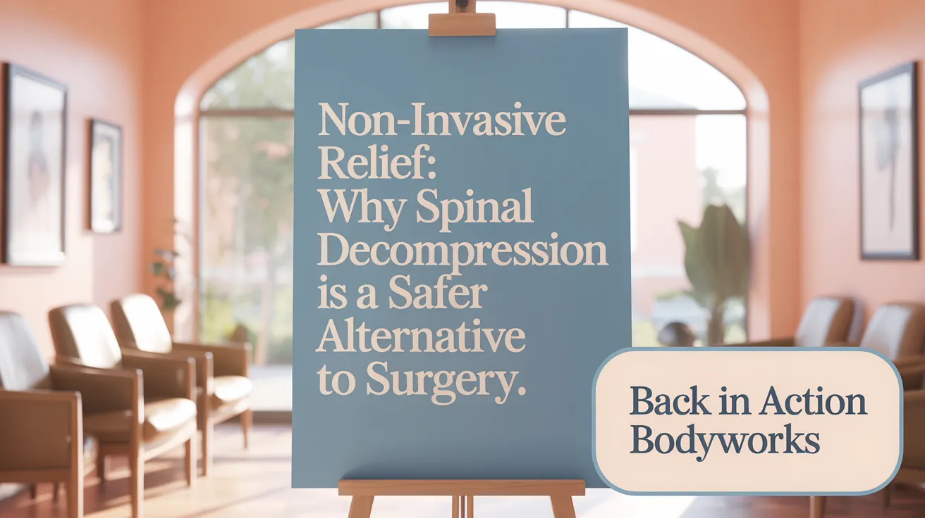 Non-Invasive Relief: Why Spinal Decompression Is a Safer Alternative to Surgery
