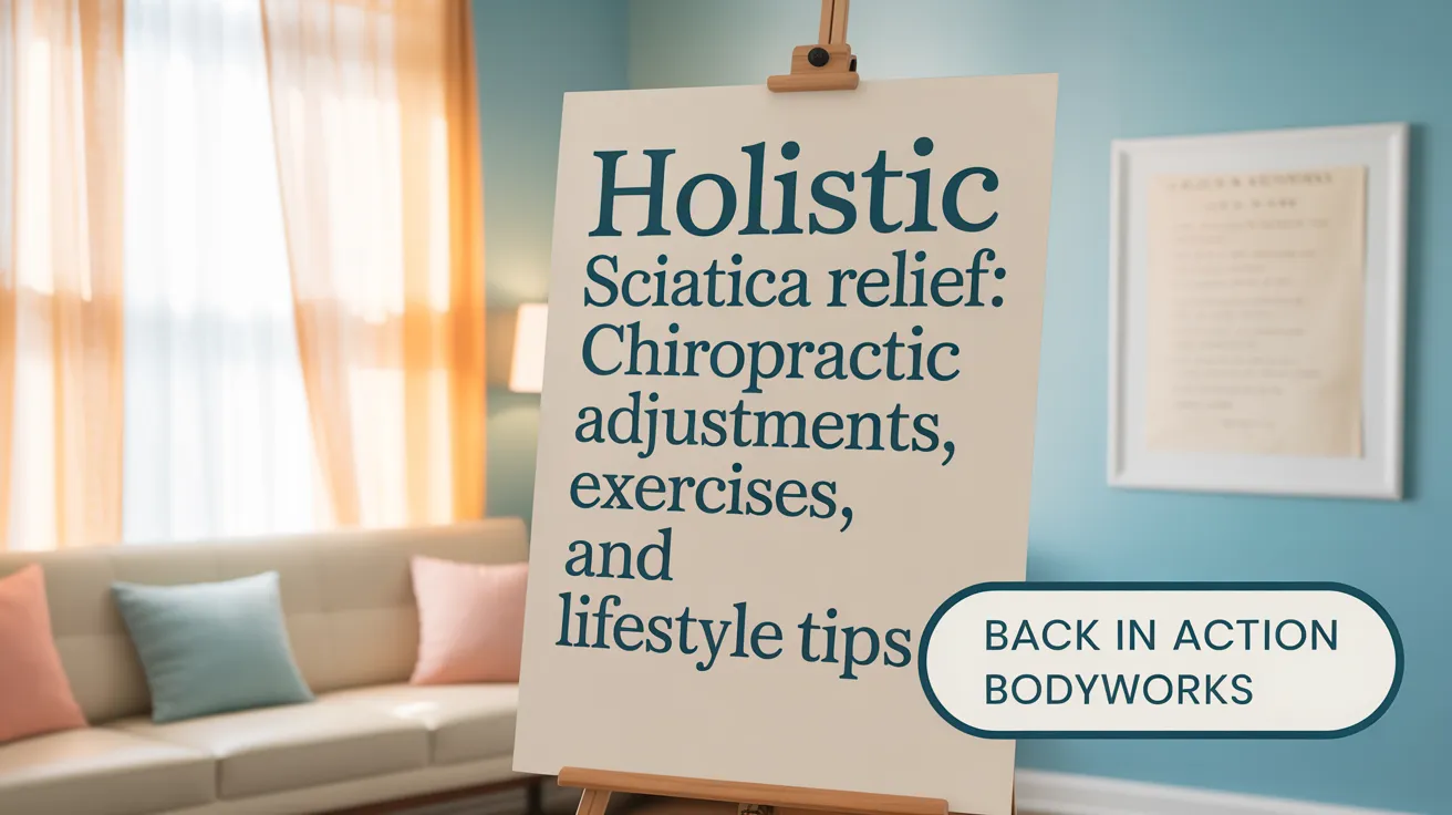 Holistic Sciatica Relief: Chiropractic Adjustments, Exercises, and Lifestyle Tips