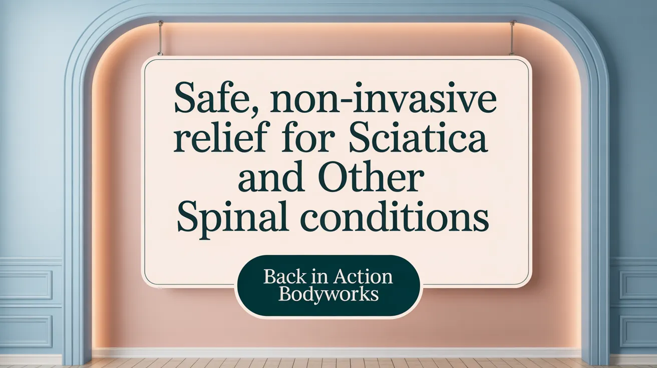 Safe, Non-Invasive Relief for Sciatica and Other Spinal Conditions