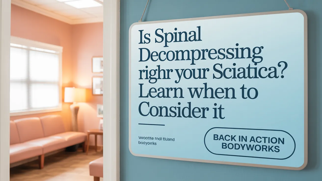 Is Spinal Decompression Right for Your Sciatica? Learn When to Consider It