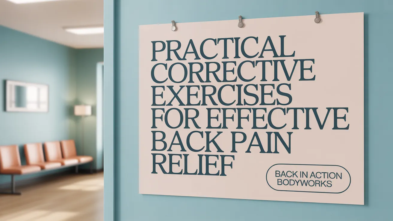 Practical Corrective Exercises for Effective Back Pain Relief