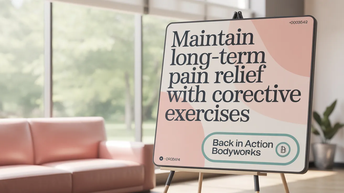 Maintain Long-Term Pain Relief with Corrective Exercises