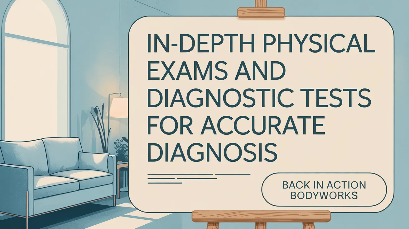 In-Depth Physical Exams and Diagnostic Tests for Accurate Diagnosis