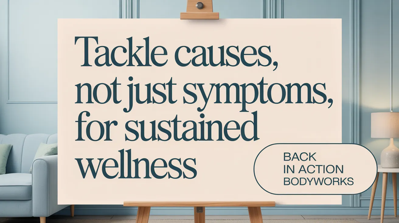 Tackle Causes, Not Just Symptoms, for Sustained Wellness