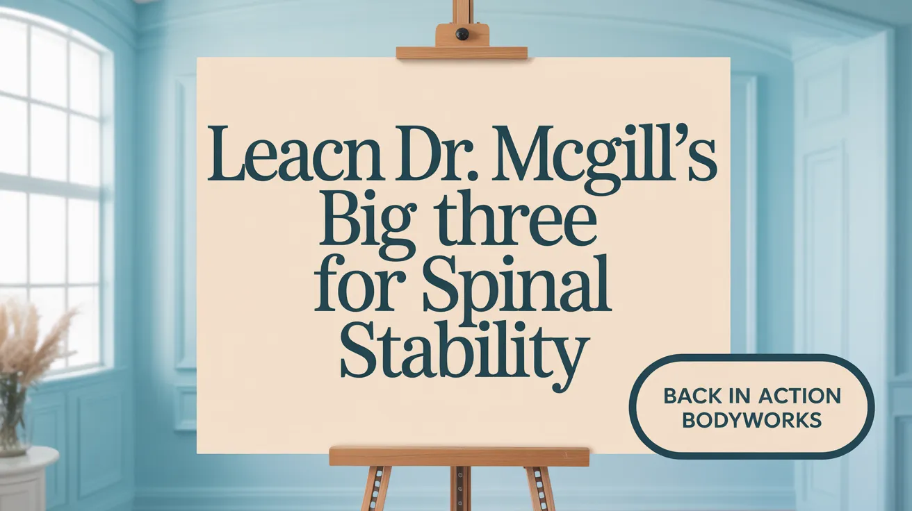 Learn Dr. McGill's Big Three for Spinal Stability