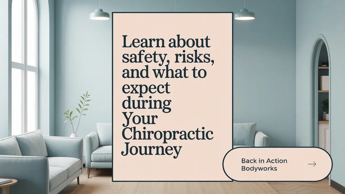 Learn About Safety, Risks, and What to Expect During Your Chiropractic Journey