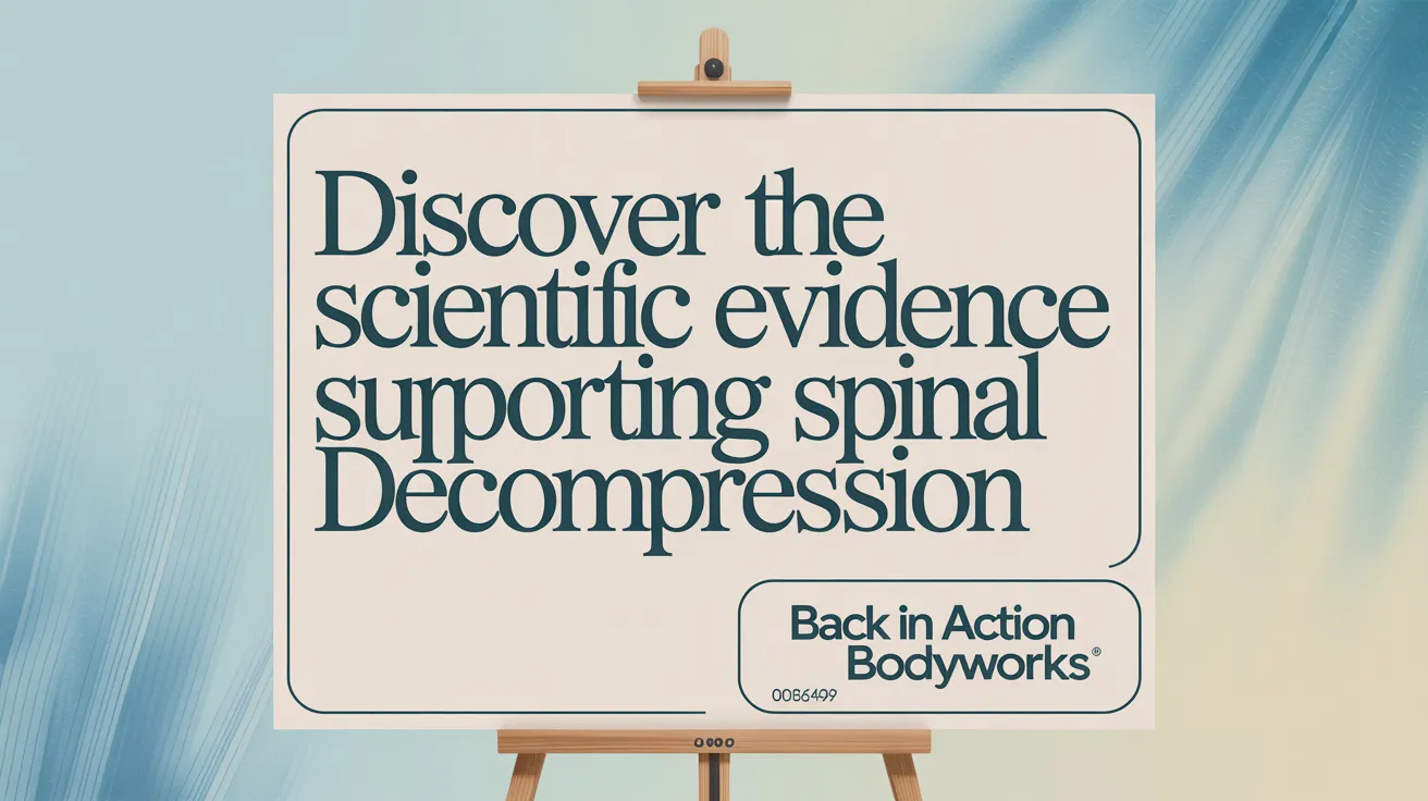 Discover the Scientific Evidence Supporting Spinal Decompression