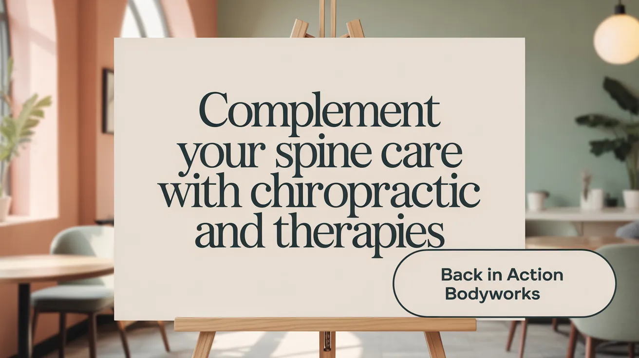 Complement Your Spine Care with Chiropractic and Therapies