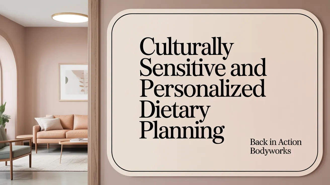Culturally Sensitive and Personalized Dietary Planning
