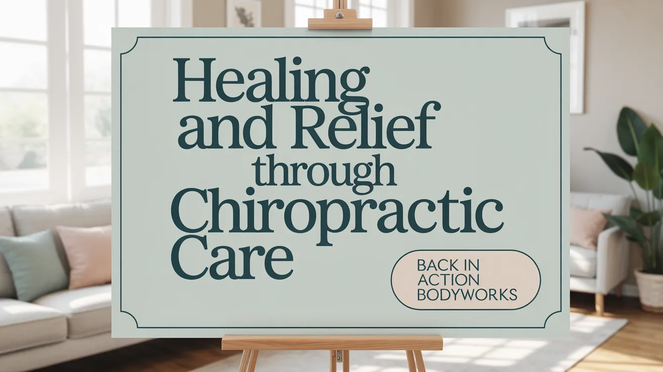 Healing and Relief Through Chiropractic Care
