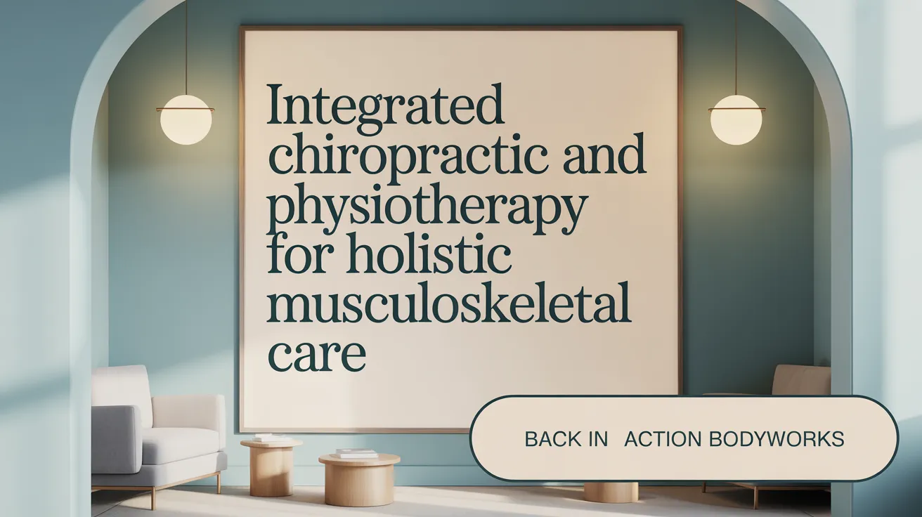 Integrated Chiropractic and Physiotherapy for Holistic Musculoskeletal Care
