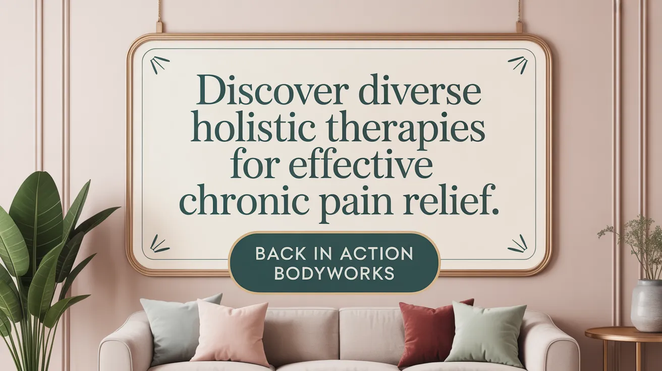 Discover Diverse Holistic Therapies for Effective Chronic Pain Relief