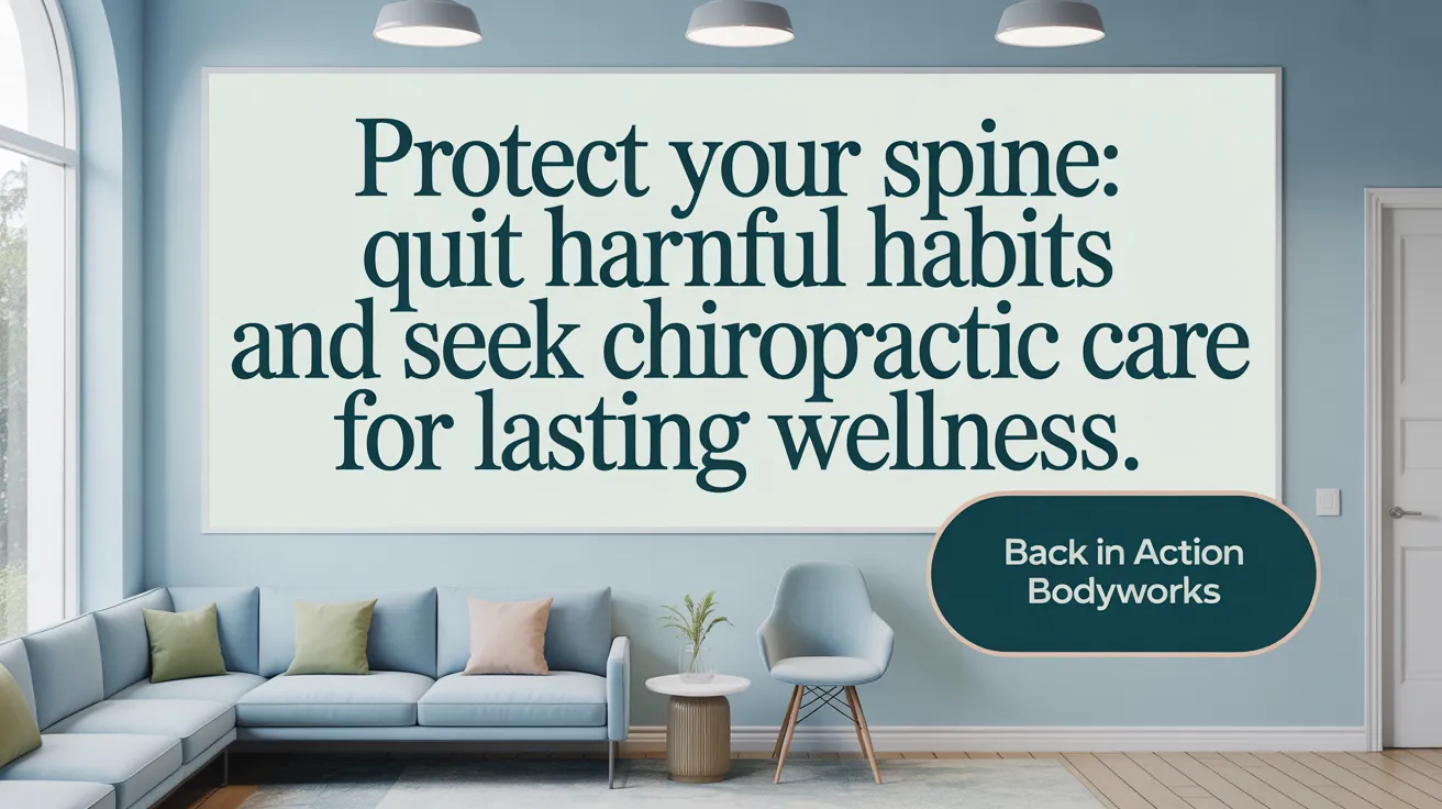 Protect Your Spine: Quit harmful habits and seek chiropractic care for lasting wellness.